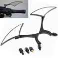 thumbnail image 1 of 8mm/10mm Black Motorcycle Universal Blade Rear View Side Mirrors Compatible for Street Bike Chopper Softail Dirt Bike, 1 of 5