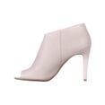 thumbnail image 3 of Womens Calvin Klein Nastassia Peep Toe Open Side Boots, Soft White, 3 of 5
