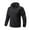 Black, variant on Brondbend Wind Jacket Men Men's Color Blocked Detachable Hat Outdoor Hooded Jacket Waterproof Men's Long Sleeved Hooded Casual jacket Plus Size Outdoor Hiking Travel Versatile,Black