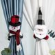 thumbnail image 4 of Christmas Curtain Tiebacks Snowman Curtain Holdbacks with Hook and Loop 2Pcs, 4 of 4