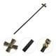 thumbnail image 2 of Accesorio de cosplay de mago: bastón de la cruz del papa romano antiguo para sacerdotes, accesorio de disfraz de Halloween para adultos y niños para juegos de rol, 2 of 3