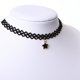 thumbnail image 2 of Gargantilla elástica, collar de estrella, gargantilla de tatuaje negro, collares para mujeres y niñas, collar minimalista de plástico, joyería Sincero Electrónica, 2 of 5
