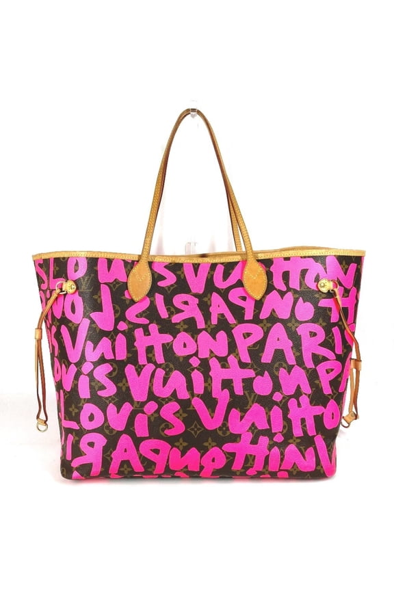 Pre-Owned LOUIS VUITTON M93701 Monogram Graffiti Neverfull GM Tote Bag, Shoulder... (Good)