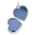 thumbnail image 5 of FJC Finejewelers 925 Sterling Silver Rhodium Plated Mom Heart Charm Locket 19 x 15 mm, 5 of 7