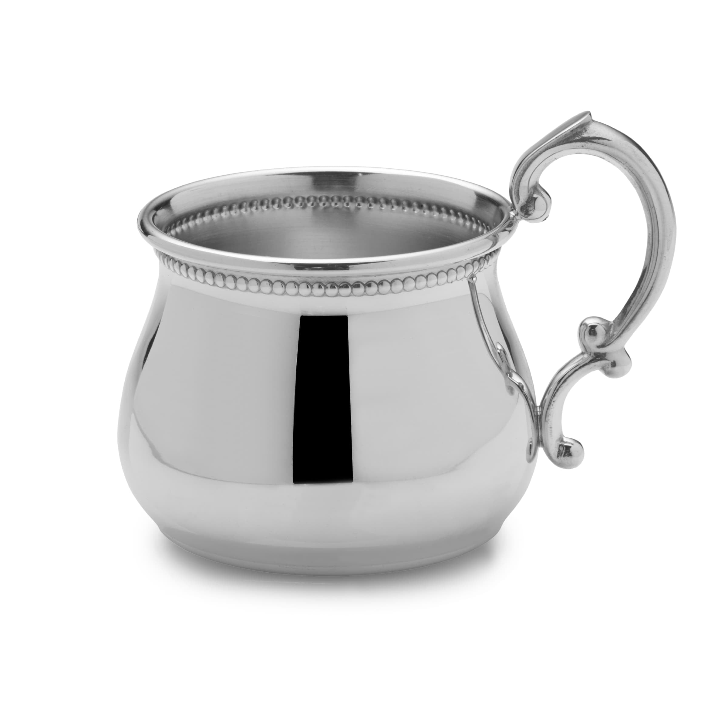 Empire Silver Beaded Pot Belly Baby Cup
