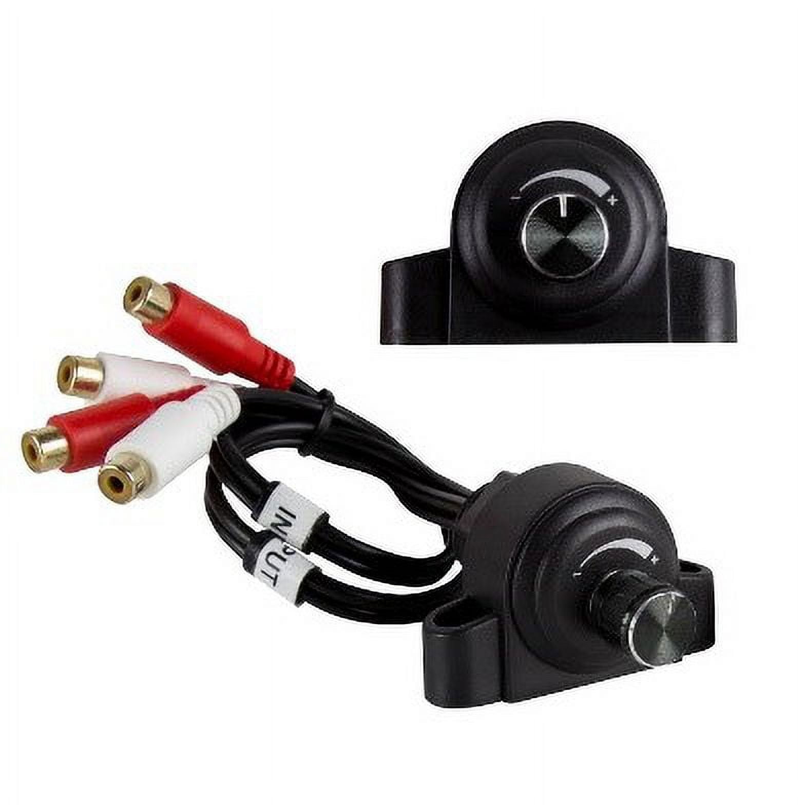 (2 pack) New Metra WM-KNOB Universal Amplifier Bass Knob Sound Level Control in Black