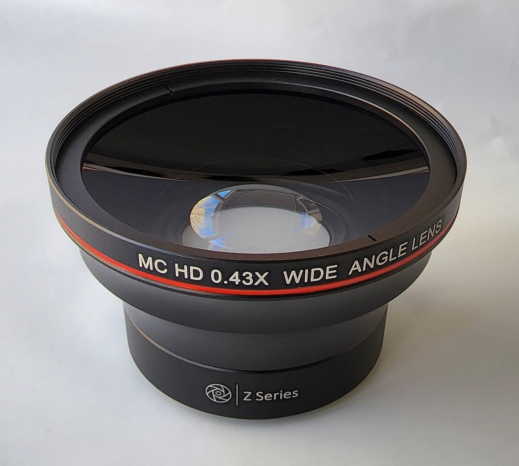 Hi Def 0.43x Wide Angle Fisheye Lens For Canon VIXIA HF R80 Hi Def 0.43x Wide Angle Fisheye Lens For Canon VIXIA HF R80