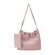 thumbnail image 1 of Bolso bandolera de cuero PU Bolso de compras retro impermeable para viajes (rosa) Likrtyny Para Estrenar, 1 of 9