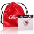 thumbnail image 6 of Disney Minnie Mouse Necklace for Women Official License, 16"+3" Pave Clear Crystal Minnie Necklace with Red Bow, Jewelry, 6 of 6