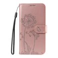 thumbnail image 2 of For Samsung Galaxy S26 Plus 5G 6.7" Wallet Case ,Dandelion Embossed Pattern with Card Slots, Durable Shockproof Magnetic Flip Phone Case, PU Leather Protective Phone Cover with Kickstand,Rose gold, 2 of 9