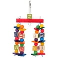 thumbnail image 7 of Super Bird Creations SB319 Katy's ABC Interactive Bird Toy - Durable Chew Toy, Textured ABC Blocks, Safe 'Polly' Rope, Ideal for African Greys Parrots Mini Macaws - Large Bird Size - 15" x 6", 7 of 7