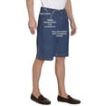 thumbnail image 3 of Turtle Bay New York Men's Stretch Waist Pull On Shorts in Twill Fabric - Free of Buttons & Snaps, 3 of 5