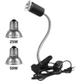 thumbnail image 2 of 360° Rotatable Reptile Heat Lamp, Uva+Uvb Bulbs For Healthy Natural Light, Standard E27 Screw Base Facilitates Easy Installation For Reptile, 2 of 5
