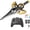 Black‑gold With Handle‑type Remote, variant on Flying Sword RC Glider with Gesture & Remote Control, 3-Speed Stunt Plane, Lightweight Easy to Fly RC Glider, Dual Control (Black‑Gold with Handle‑Type Remote)