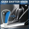 thumbnail image 2 of Unique Bargains Gear Shifter Knob Automatic Stick Shifter Lever Knob for Toyota 4Runner 03-21 Faux Leather Black Blue, 2 of 6