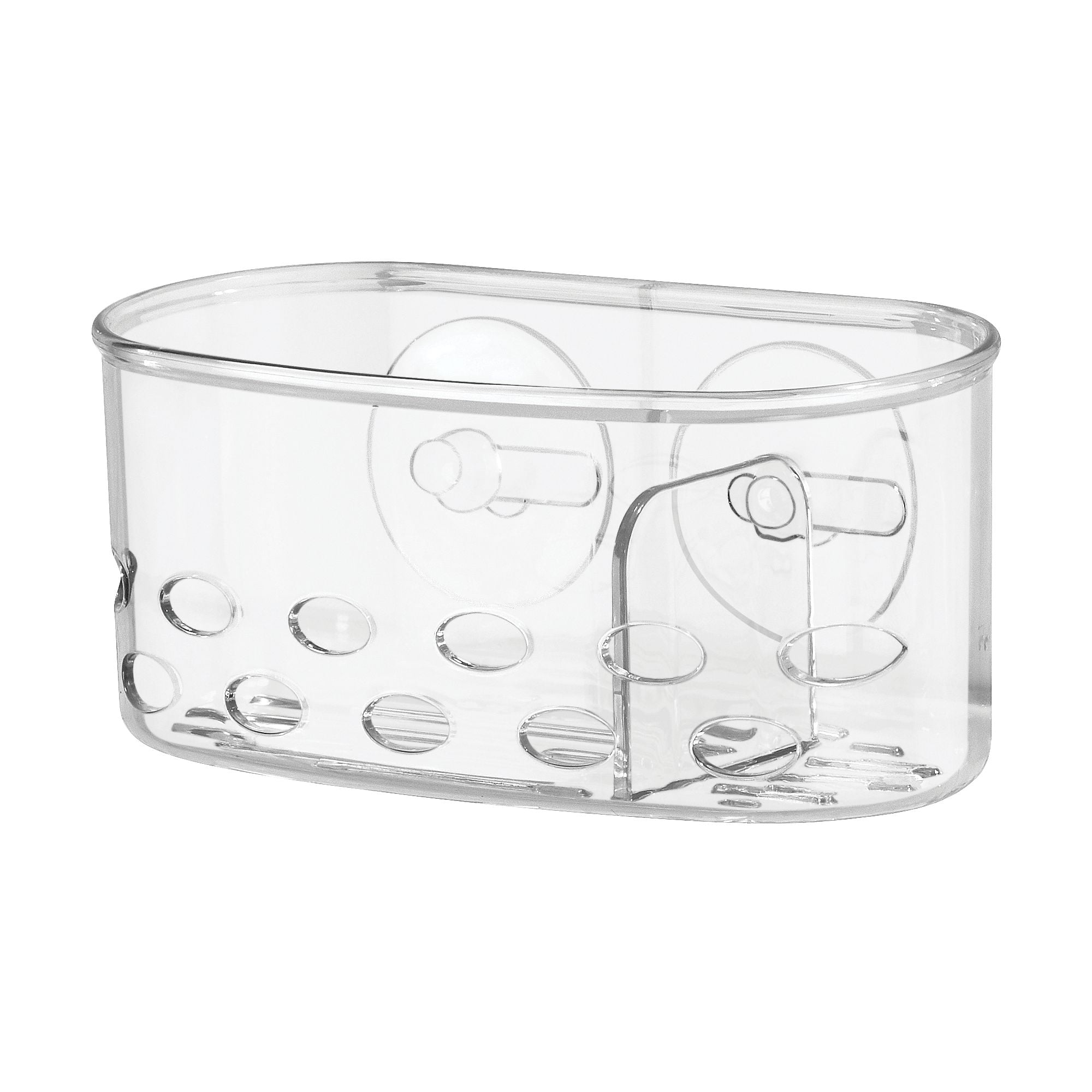 Mainstays Clear Suction Bath Caddy