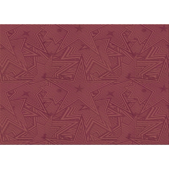 Ahgly Company Machine Washable Indoor Rectangle Transitional Grapefruit Red Area Rugs, 5' x 7'