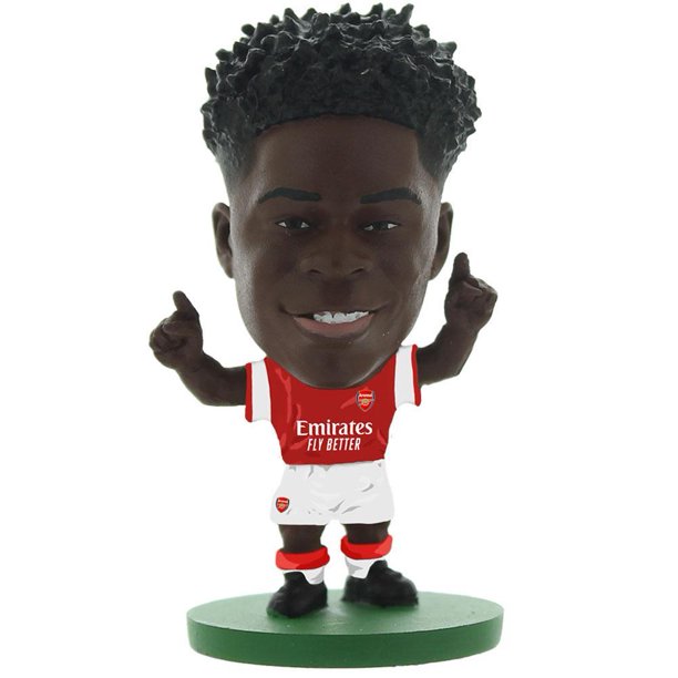 Arsenal FC - Figurilla de Fútbol Bukayo Saka Diseño SoccerStarz (Multicolor)