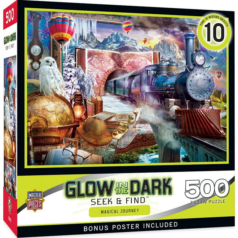 Glow in the Dark - Magical Journey 500 Piece Puzzle - Walmart.com