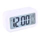 thumbnail image 1 of Despertador Digital Alarma Reloj LED Dormido Activada Sensor de Luz Registra Tiempo Fecha Temperatura (Blanco) EOTVIA  No, 1 of 6