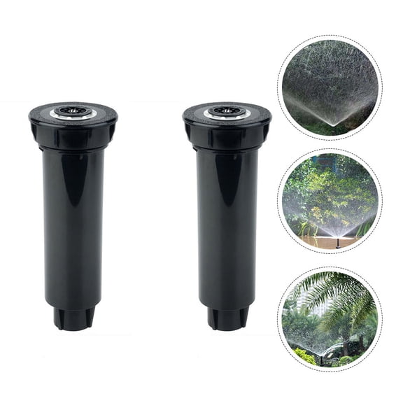 UPKOCH 2Pack Lawn Sprinkler Heads ABS Automatic Irrigation Garden Tools
