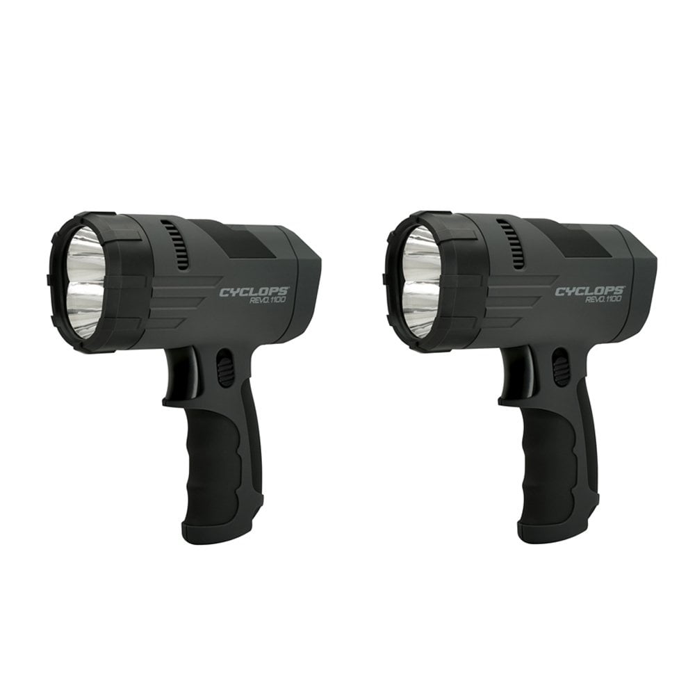 Cyclops Revo 1100 Lumen Handheld Rechargeable Spotlight-Blk CYC-X1100H