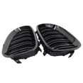thumbnail image 1 of Parrillas Delanteras De Aletas Gemelas Sunnimix Negro Brillante Para E60 E61 M5 5 Series 03-10, 1 of 6
