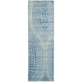 thumbnail image 5 of SAFAVIEH Soho Andrew Polka Dots Wool Area Rug, Light Blue, 8' x 8' Round, 5 of 8
