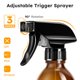 thumbnail image 5 of Tecohouse Botellas De Spray De Vidrio De 8 Oz, Botellas De Spray Para El Cabello Ámbar, Paquete De 2 Envases Vacíos Recargables Con Etiquetas, Tapas De Embudo, Pipetas Graduadas, Tamaño De Mano, 5 of 5