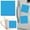 Blue, variant on Clearance Post it notes under $5,Assorted And Sticky Sheets Tearable Bright Colors Feet Notes 3*3 Super & Stationery 1PC