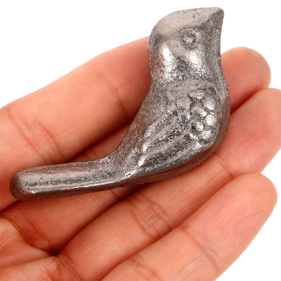 KHBUAB 15Pcs Silver Figurines Unique Design Decorative Birds for Home and Office Decor
