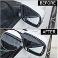 thumbnail image 4 of 2 protectores de lluvia para espejo retrovisor, protector de humo, espejo lateral universal de fibra de carbono, ceja de lluvia para coches, accesorios de cubierta de espejo retrovisor (fibra de carbono) esquí esquí Gafas de esquí, 4 of 5