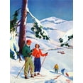 Marmont Hill Ski Break by Charles Hargens Painting Print on Canvas