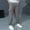 Gray, variant on Cethrio Cotton Linen Pants for Boy, Casual School Elastic Waist Multi-pocket Cargo Pants Beige Size 10-12