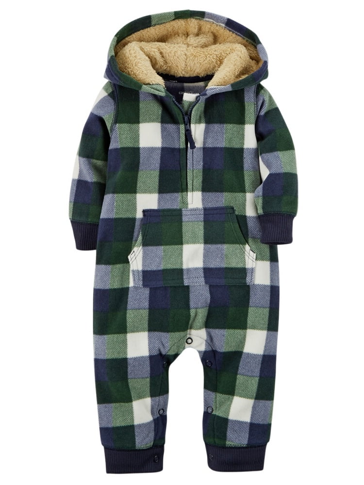 baby boy fleece jumpsuit