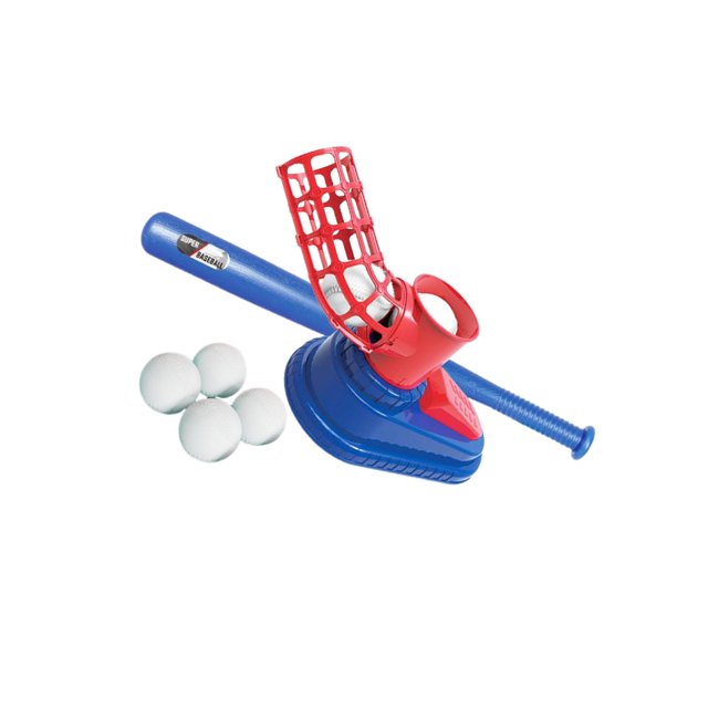Shengyu Kids Baseball Pitching Machine Baseball Launcher Trainer Baseball Durable Red 51x28x23.3cm