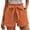 Orange, variant on Sngxgn Lounge Shorts for Women - Casual Sweat Shorts with Pockets(Purple,XL)