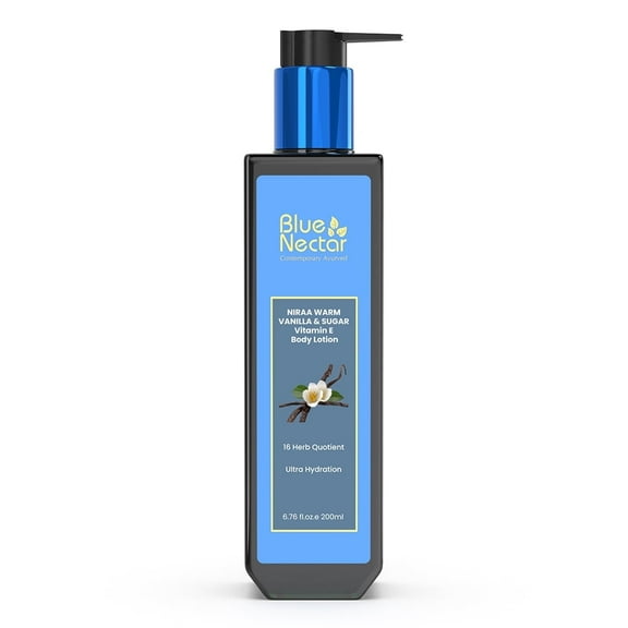 Blue Nectar Warm Vanilla Body Lotion for Dry Skin | Natural Body Butter, 6.76 fl oz