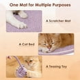 thumbnail image 7 of Yhmxh Cat Scratcher Mat, Natural Cotton Rope Cat Scratching Pad, 19.68" Round Cat Wall & Floor Scratch Pad, Durable Double - Sided Cat Scratcher, Furniture Protector for Wall, Sofa, Couch, Carpet, 7 of 7