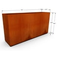 thumbnail image 6 of PLANTERCRAFT Corten Steel metal planter box, Rectangular sizes, Modern garden steel planters For Commercial And Residential Outdoor Use., 6 of 6