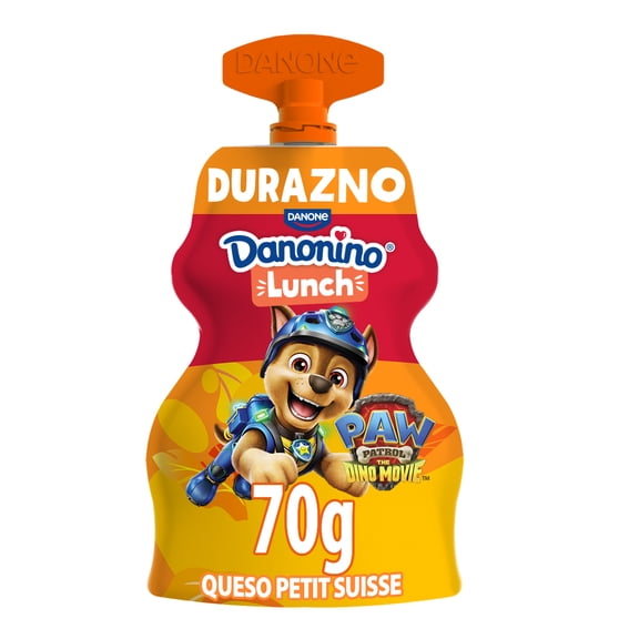 Queso petit suisse Danonino Lunch durazno 70 g