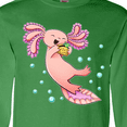thumbnail image 4 of Inktastic Cute Axolotl Loves Tacos Long Sleeve T-Shirt, 4 of 5