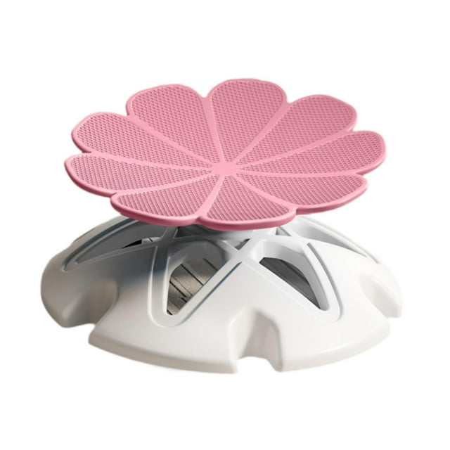 Silla giratoria para niños, antideslizante, portátil, para entrenamiento de coordinación corporal, juguete relajante, asiento giratorio, juguetes sens Rosa
