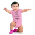 thumbnail image 4 of Pretty Eyes Chunky Thighs Adorable Bodysuit Jumper Girls Infant Baby Brisco Brands 6M, 4 of 7