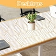 thumbnail image 7 of Non Adhesive Shelf Liner Paper with Golden Geometric Pattern, Thickened Non-Slip Drawer Liner for Kitchen Cabinets, Refrigerator, Tool Box - 11.8 x 354.3 in, 7 of 7
