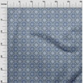 thumbnail image 3 of oneOone Polyester Lycra Medium Blue Fabric Mosaic Craft Projects Decor Fabric Printed By The Yard 56 Inch Wide, 3 of 6