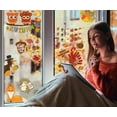 thumbnail image 3 of 104 PCS Thanksgiving Window Clings Fall Leaves Window Stickers Decorations Autumn Pumpkin Maple Leaves Turkey Window Decals for Thanksgiving Fall Home Party Decorations, 3 of 7