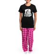 thumbnail image 4 of CafePress - Colorful Penguin Pajamas - Women's Short Sleeve Print T-Shirt and Pants Dark Cotton Pajama Set, 4 of 7