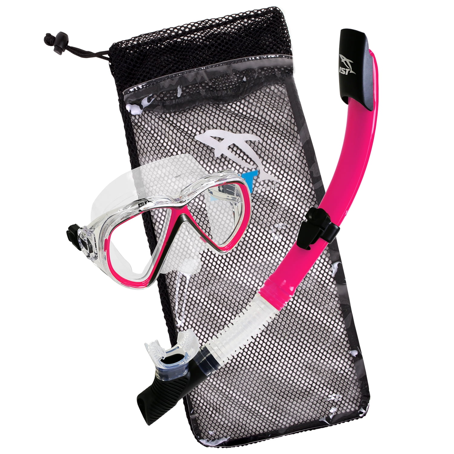 clear mesh drawstring bags