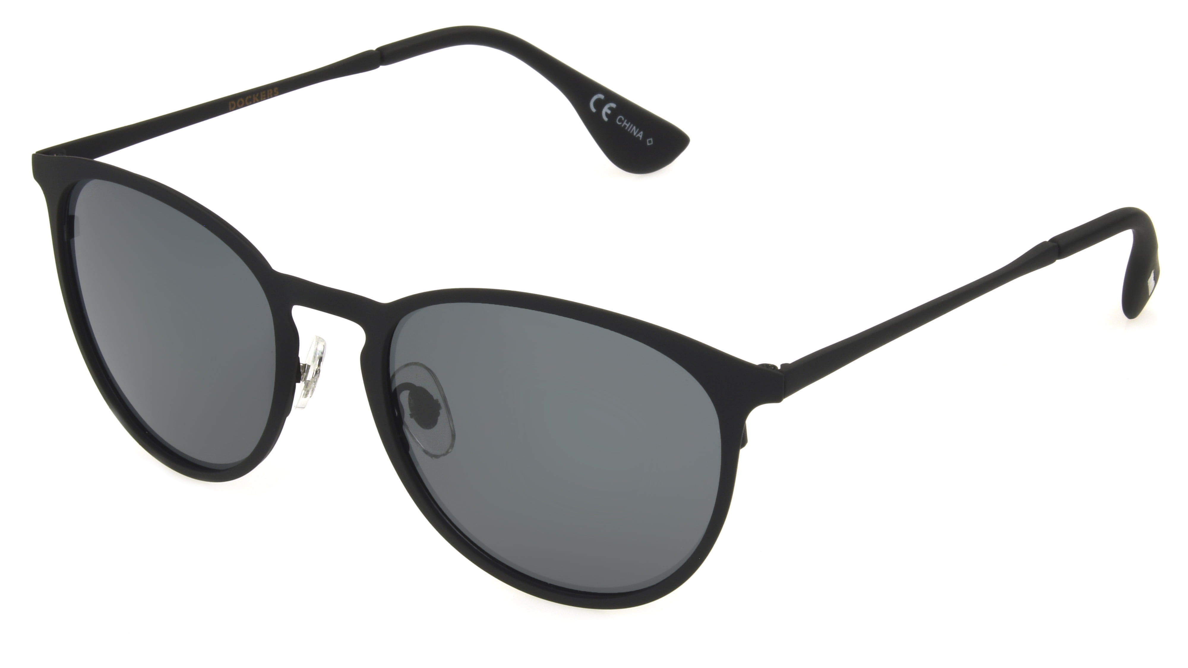 Dockers Round Black Sunglass